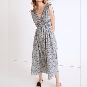 Madewell Sophie dress- floral blue